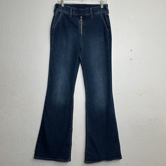 True Religion Fey High Rise Modern Flare Denim Stretch Jeans Womens Size 31 - Picture 1 of 14